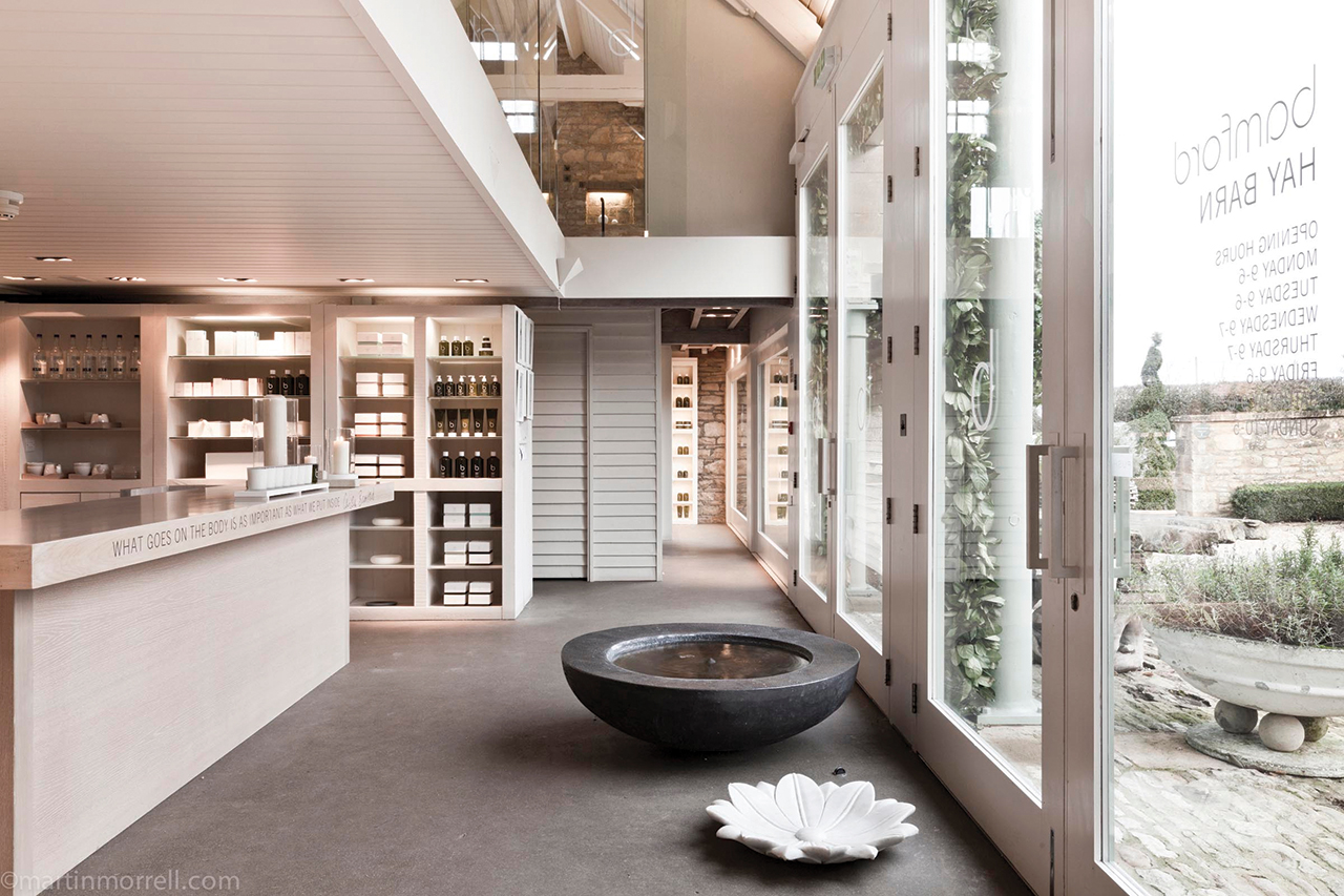  Bamford shops all have open spaces and an air of calm